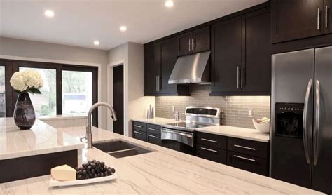 Best Paint Colors For Kitchens With Dark Cabinets Home Alqu