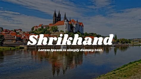 Shrikhand Font : Download Free for Desktop & Webfont