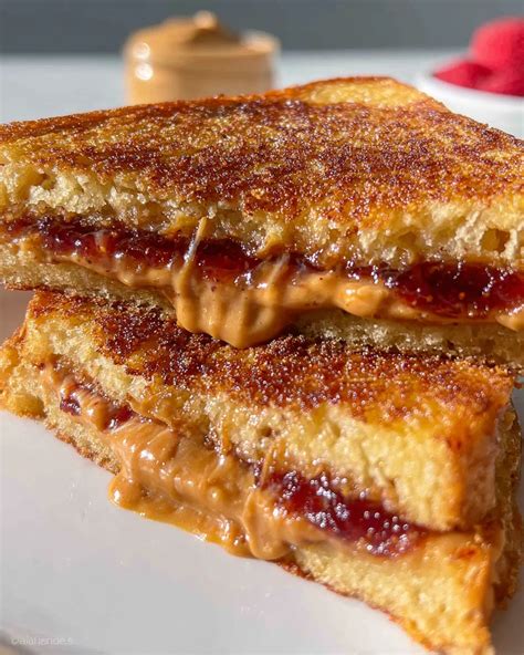 Fried Peanut Butter And Jelly Sandwich