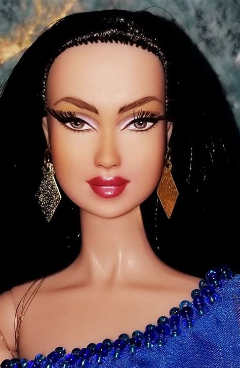 Ooak Asian Barbie Doll Repaint Nude Doll