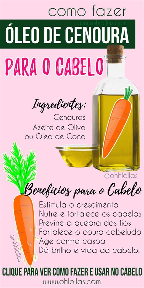 Óleo De Cenoura Para O Cabelo - Como fazer e usar óleo de cenoura no cabelo