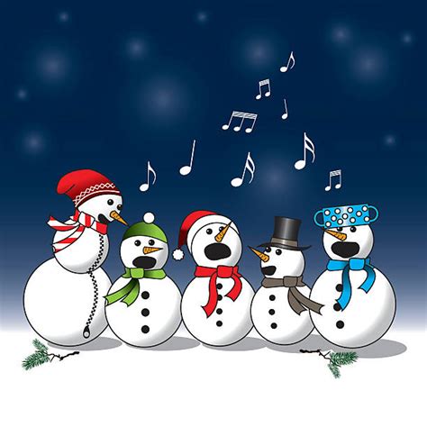 Best Clip Art Of Christmas Music Notes Illustrations Royalty Free