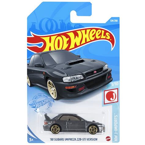 Mattel Hot Wheels C Subaru Impreza B Sti Version Gray
