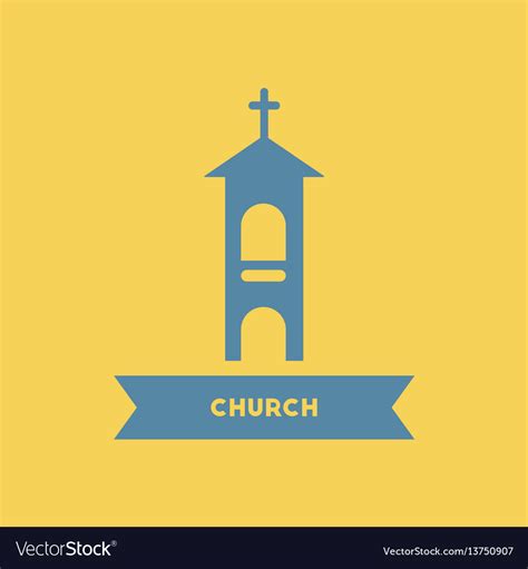 Church building Royalty Free Vector Image - VectorStock