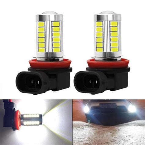 2個H11 led HB4 9006 HB3 9005車led H10 H8 H16フォグライト電球H9 5630SMD 600LM 12v