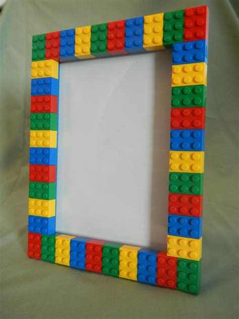 5x7 Picture Frame Multi-color Made From LEGO® Elements - Etsy | Picture ...