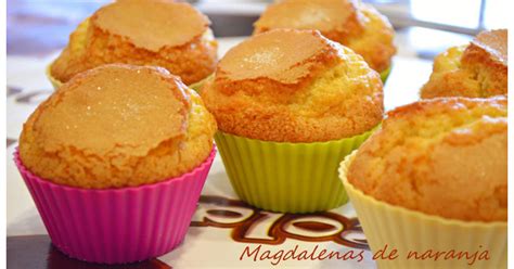 Magdalenas De Naranja Thermomix Receta De Pilar Cookpad