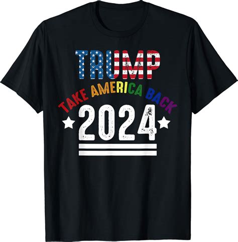 LGBT Pride Trump 2024 Take America Back Funny Gay Lesbian T Shirt Walmart