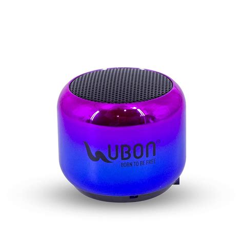 Ubon Sp Mini Tone W Bluetooth Speaker Violet Amazon In