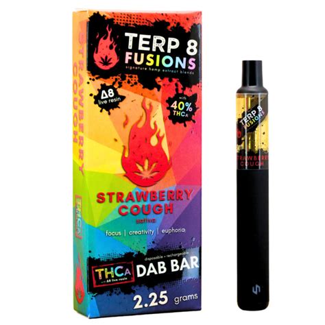 Terp 8 Delta 8 And Thca Live Resin Disposable Vape Pen Strawberry Cough 2