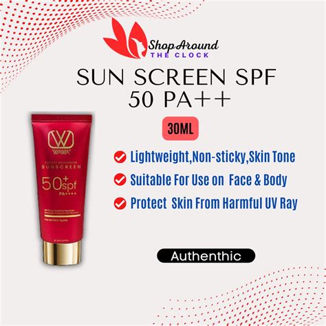 Wawa Sunscreen 50Spf Pa Intensive UV Sunblock Sun Cream Refreshing