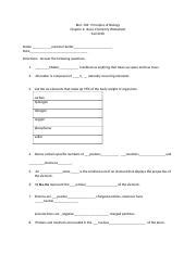 Basic Chemistry Worksheet Fall 2018 1 Docx Biol 103 Principles Of