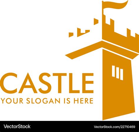 Castle logo Royalty Free Vector Image - VectorStock