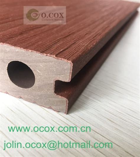 China New Generation Co Extrusion Polymer Capped Wpc Wood Plastic