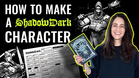 How To Make A Shadowdark Rpg Character Youtube