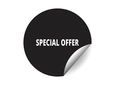 Premium Vector Special Offer Round Sticker Sign Circle Sticker Banner