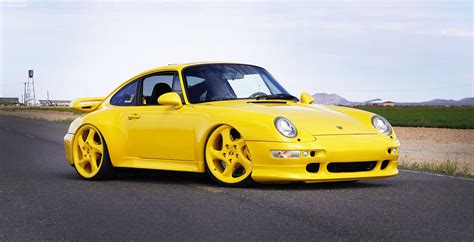 Dr Knauf Slammed Altered Porsche Turbo Yellow Usa Hosted At