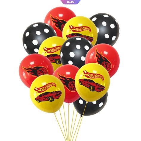 Polegada HOT WHEELS Tema Confetti Balões De Látex De Aniversário Party Club Holiday Decoração