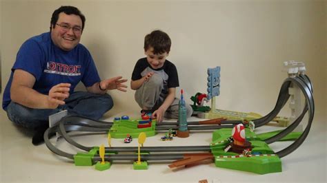 Hot Wheels Mario Kart Circuit Track Set Unboxing And Review Youtube