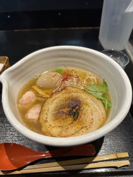 『塩ラーメン＋味玉 1030円』麺処 銀笹のレビュー ラーメンデータベース