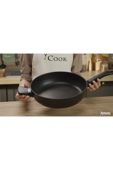 Amway Icook Non-Stick Pan with Lid 24 Cm - Trendyol