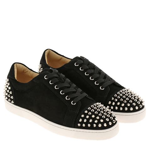 CHRISTIAN LOUBOUTIN: Shoes men | Sneakers Christian Louboutin Men Black ...