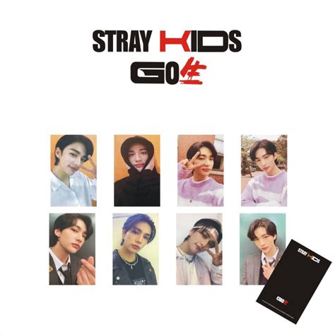 8 unids set STRAY KIDS GO álbum LOMO tarjeta HYUNJIN CHAN Photocards