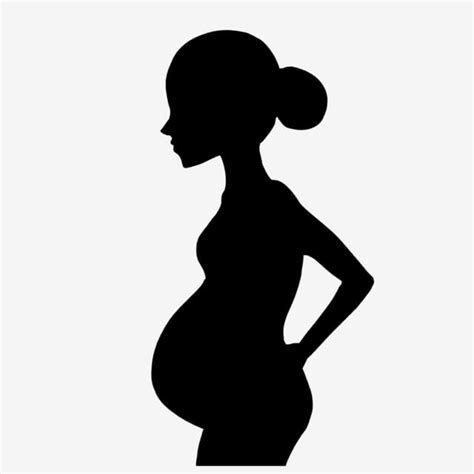 Pregnant Belly Silhouette Png Transparent Pregnant Woman Silhouette