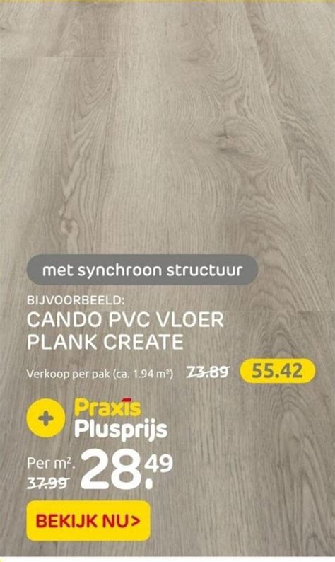 Cando PVC Vloer Plank Create Aanbieding Bij Praxis