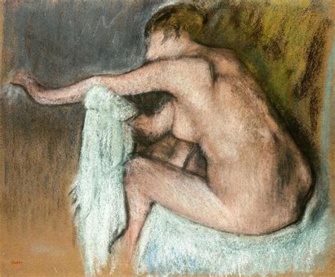 Woman Drying Her Arm C 1884 Edgar Degas WikiArt Org