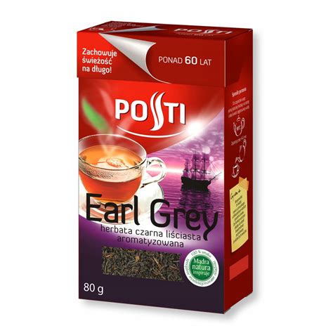 Herbata EARL GREY CZARNA LIŚCIASTA 80G Pakiet 3szt 12174519714