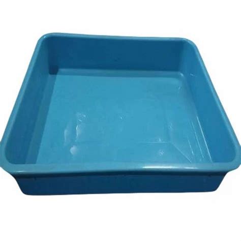 Rectangular Blue Plastic Pvc Tray Rs 10 Piece Bismi Plastic Stores