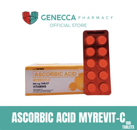 Ascorbic Acid Myrevit C Tablet 500mg Lazada PH