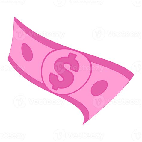 Pink Money Sign Clip Art