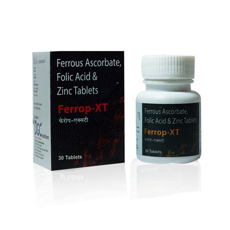 Ferrous Ascorbate Eq To Elemental Iron Mg Folic Acid Mg