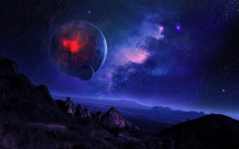 Digital Universe Space Planet Artist Artwork Digital Art Hd K