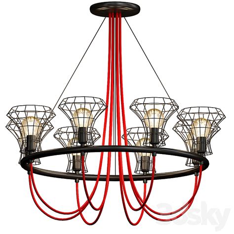 QUEEN CAGE Chandeliers From Zava Pendant Light 3D Model