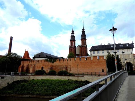 medieval city walls - Opole