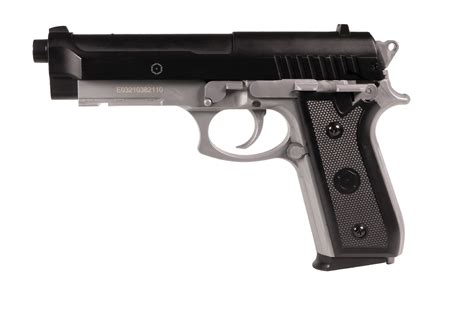 Cybergun Pt Spring Dual Tone Black Silver Metal Slide Mm J Bbs