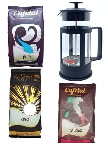 Cafetera Francesa Oroley 6 Tazas 3 Cafés De Especialidad