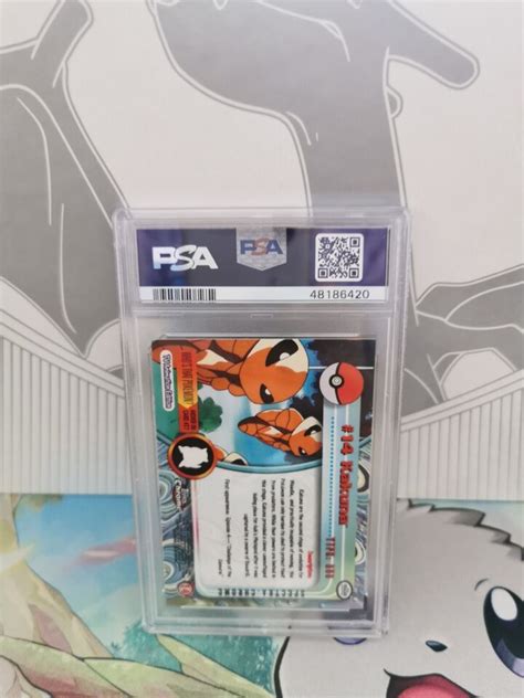 Psa Topps Chrome Kakuna Pok Mon T V Spectra Pop Ebay