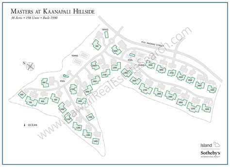 Kaanapali Beach Hotel Strip Map