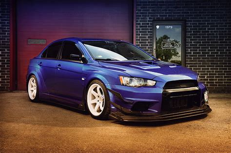 Mitsubishi Evo X Blue