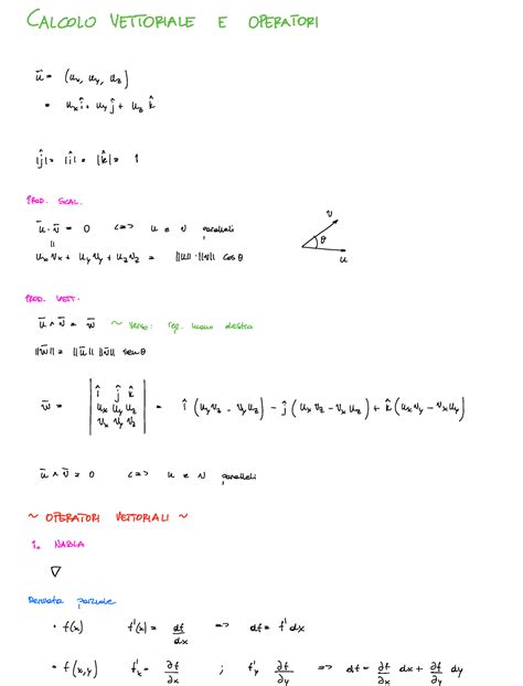 Calcolo Vettoriale E Operatori CALCOLO VETTORIALE E OPERATORI E Ux Uy