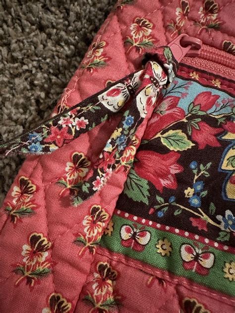 Vera Bradley Pink Pansy Garment Bag Vintage Excelle… Gem