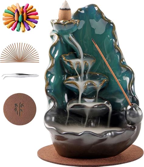 Amazon Ceramic Backflow Incense Holder Waterfall Incense Burner