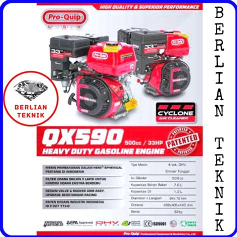 Jual Mesin Penggerak Bensin Engine Gasoline Proquip Qx Hp