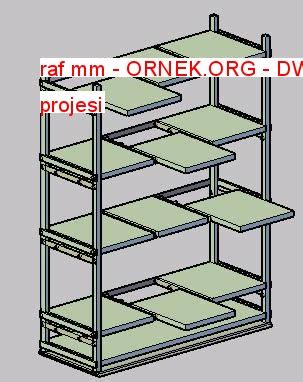 Proje Sitesi Raf Mm Autocad Projesi