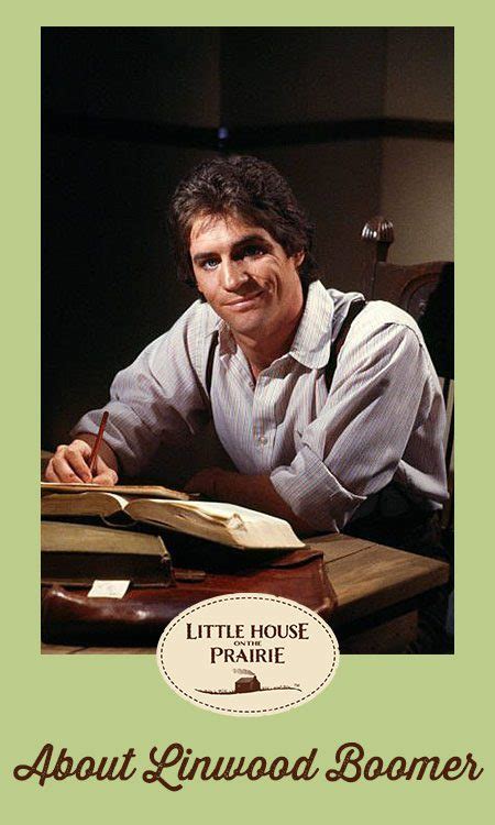 About Linwood Boomer | Little House on the Prairie