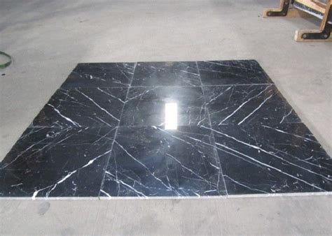 Bathroom Floor Nero Marquina Marble Slab , Nero Marquina Polished ...